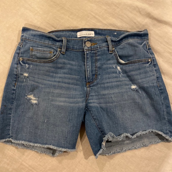 Loft Jean Shorts Size 4 / 27 - Picture 1 of 4